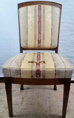 ダイニングチェア張り替え前