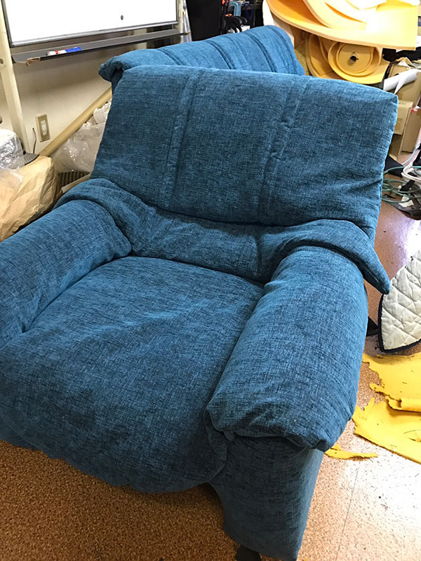 ファブリック生地に変更